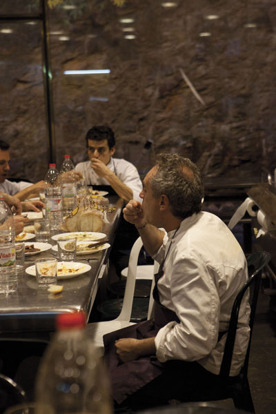 Ferran Adria at the Family Meal, El Bulli