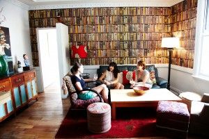 The Duck Inn lounge library