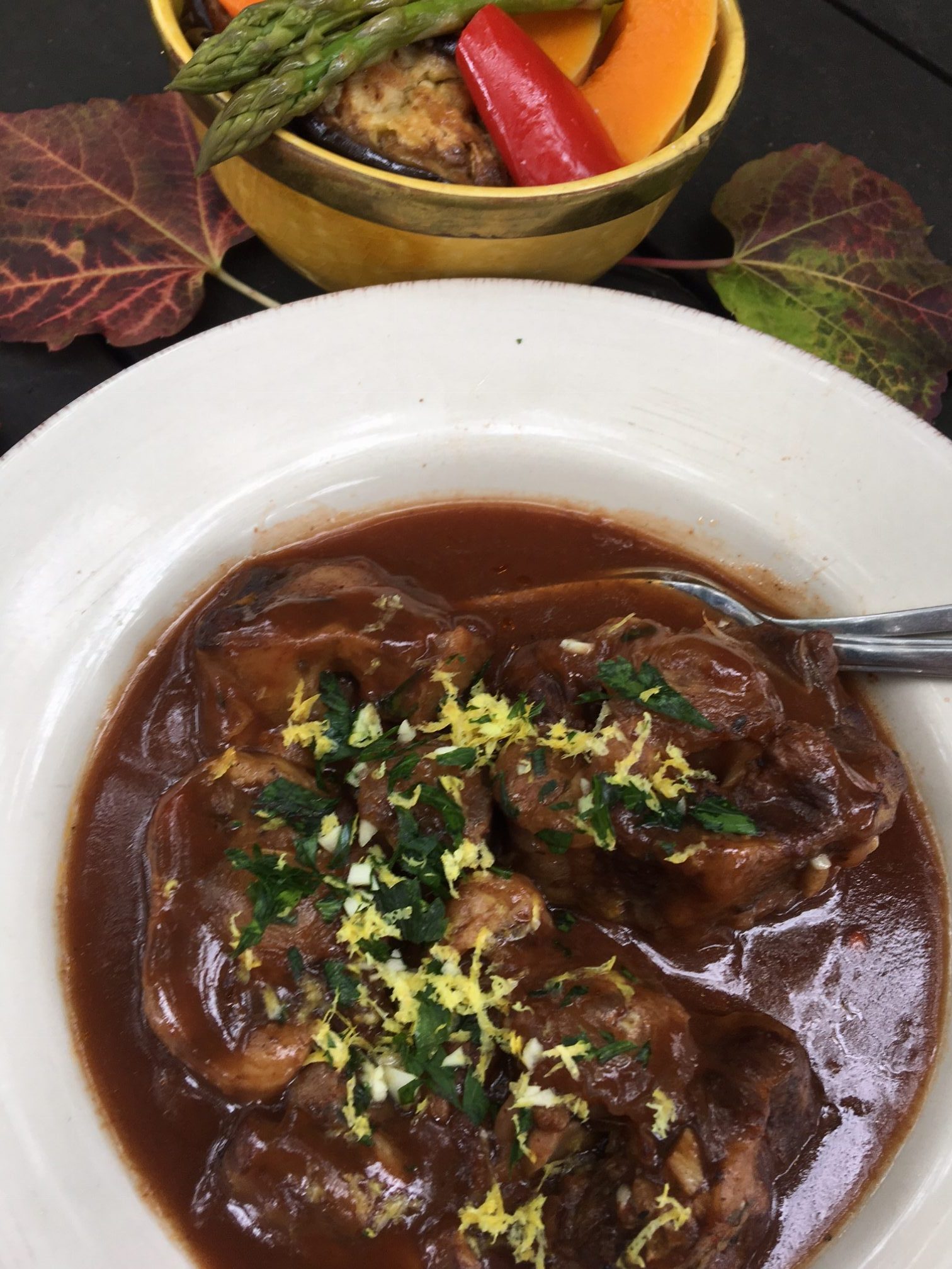 Boozy Oxtail in Red Wine