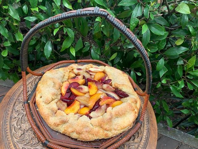 Rustic Tart of Peaches, Plums and Nectarines