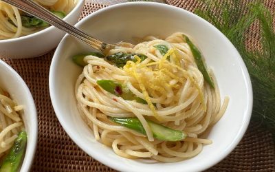 Spaghetti con Asparagi e Limone