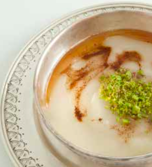 Kuymak (creamy hot pudding)