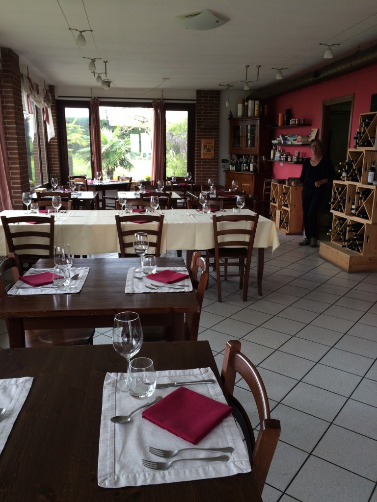 l'Orto del Pian Bosco Agriturismo - inside the restaurant
