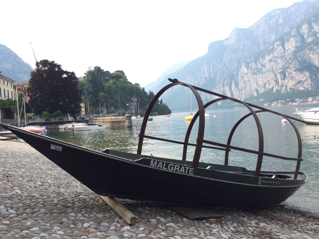 Lucia's boat, a traditional rowing boat in this area, in which she fled