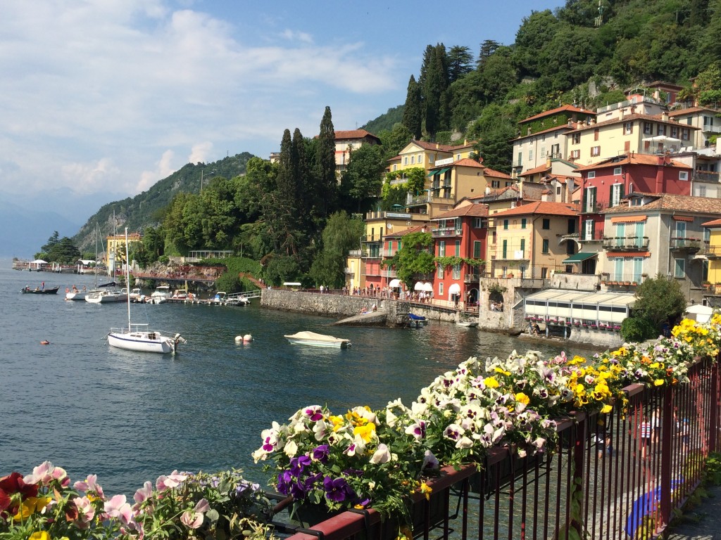 The picture postcard town of Varenna, opposite Bellagio, Lake Como